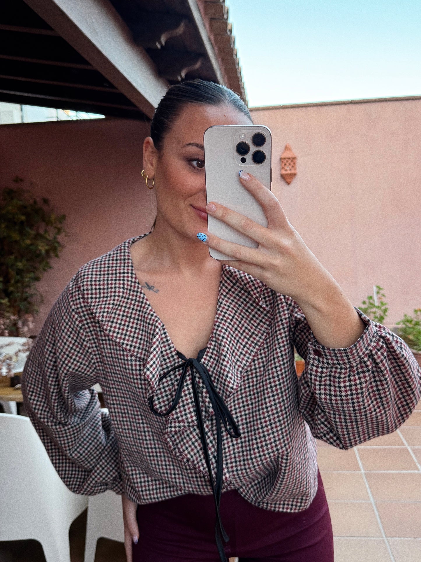 BLUSA VOLANTITOS FRANELA