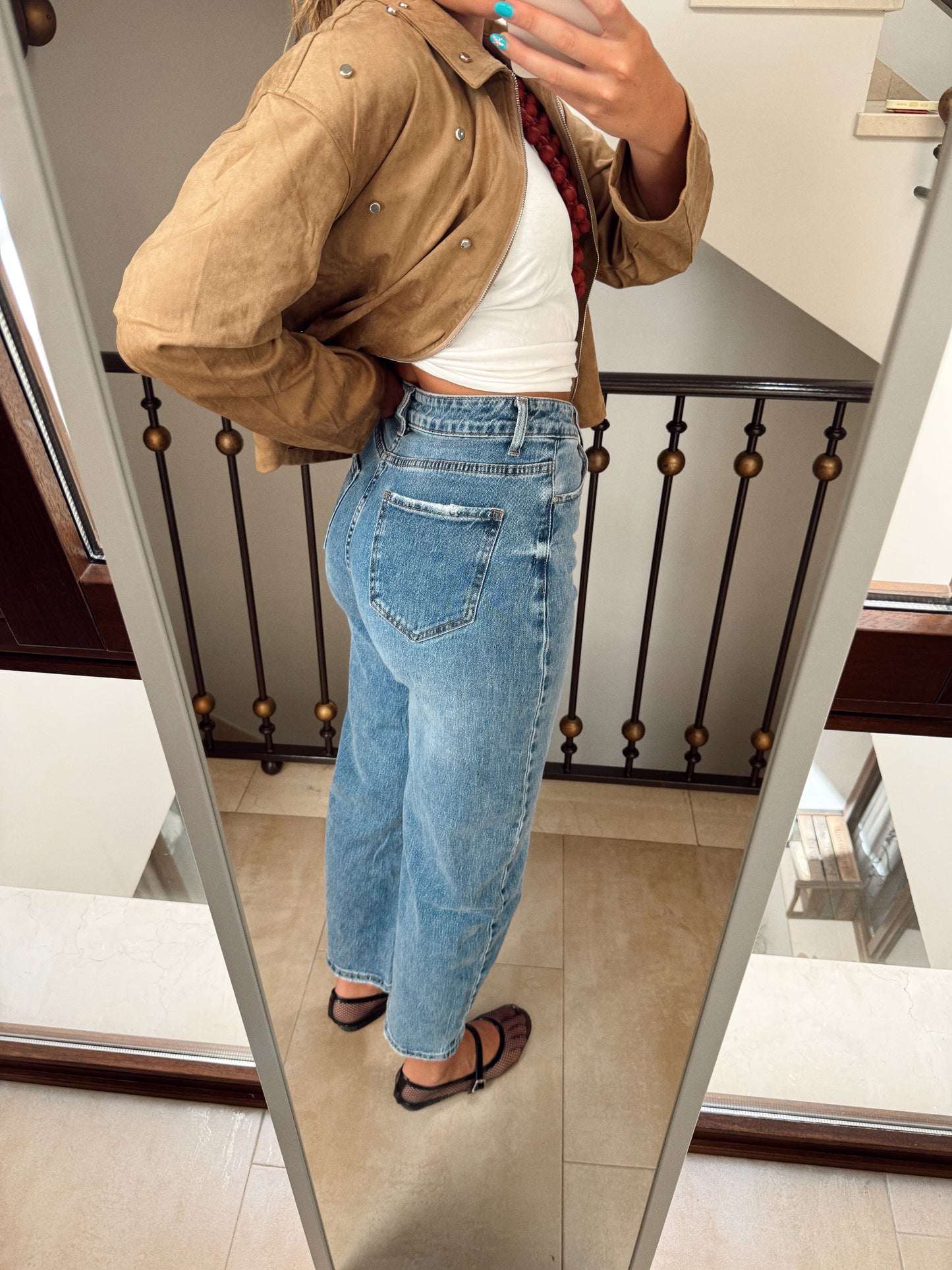 JEANS BARREL DENIM