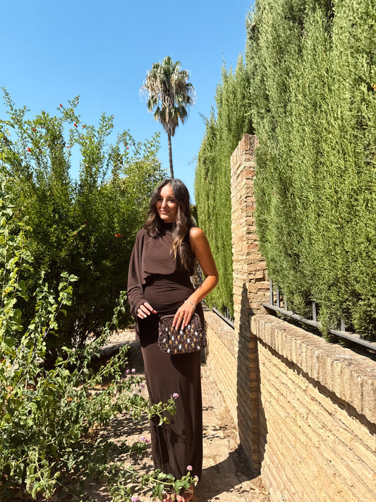 VESTIDO SOFI MARRÓN
