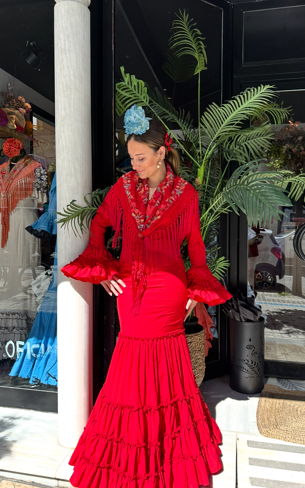 VESTIDO CANASTERO ROJO