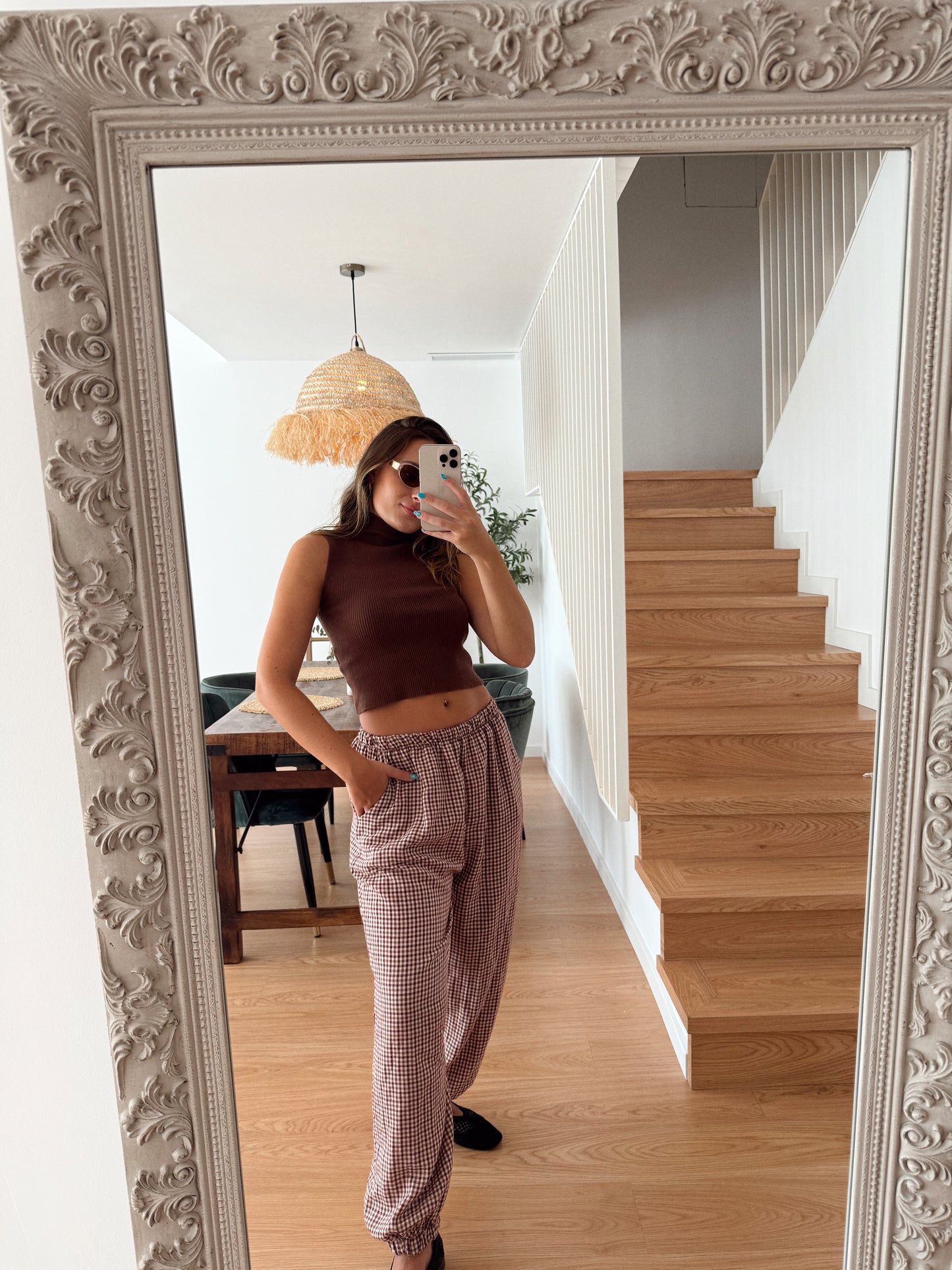 PANTALÓN VICHY PUÑO