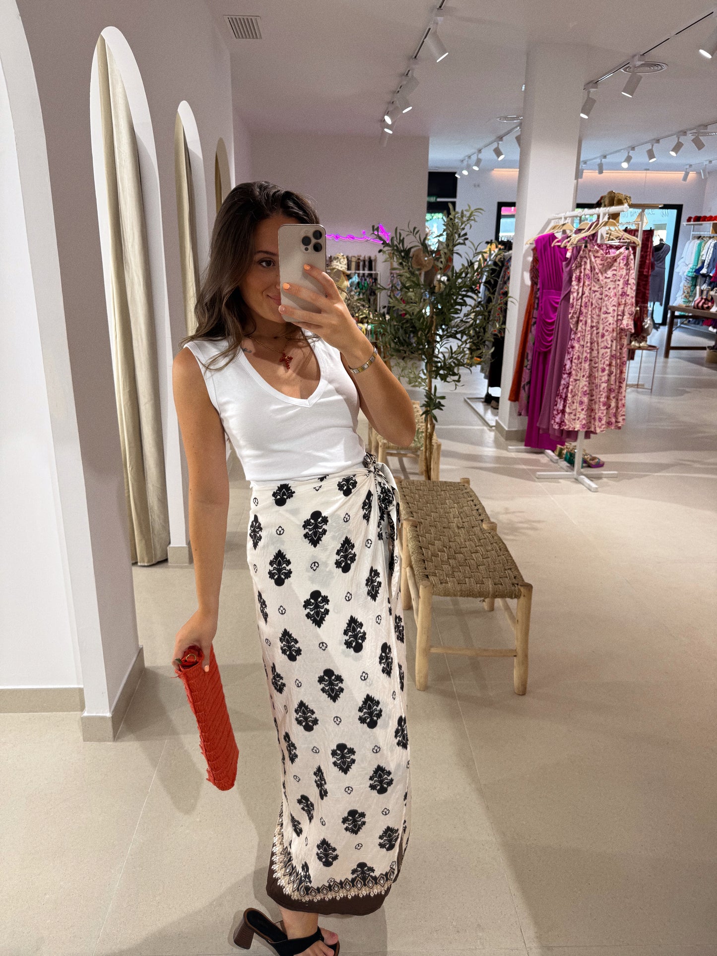 FALDA PAREO ESTAMPADA