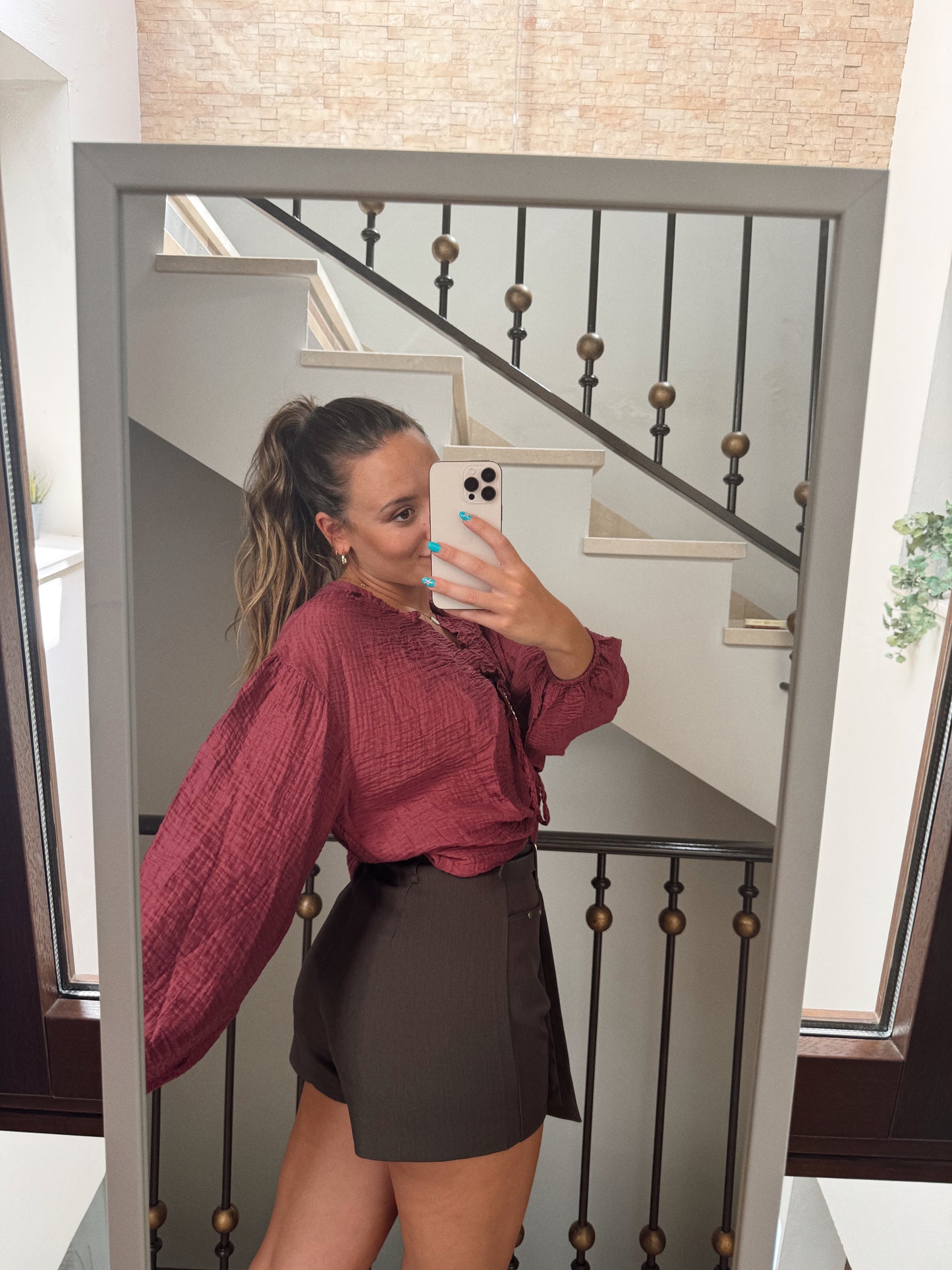 FALDA PANTALÓN CHOCOLATE