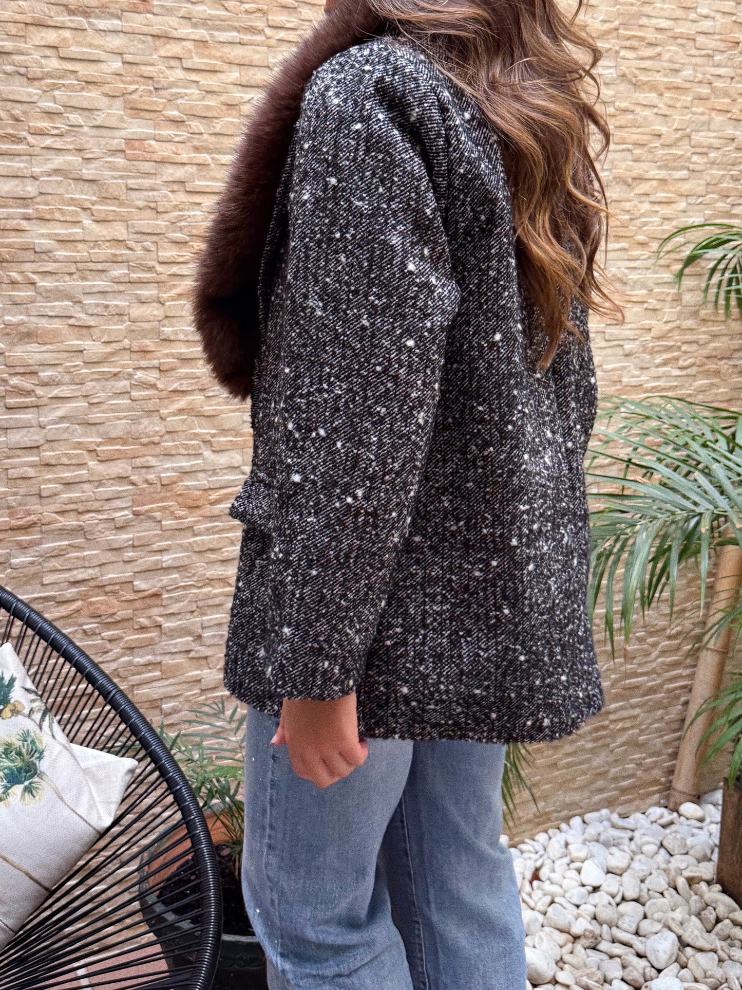 BLAZER ABRIGO CUELLO PELOS