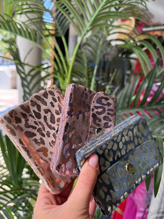 CARTERITAS LEOPARDO PIEL