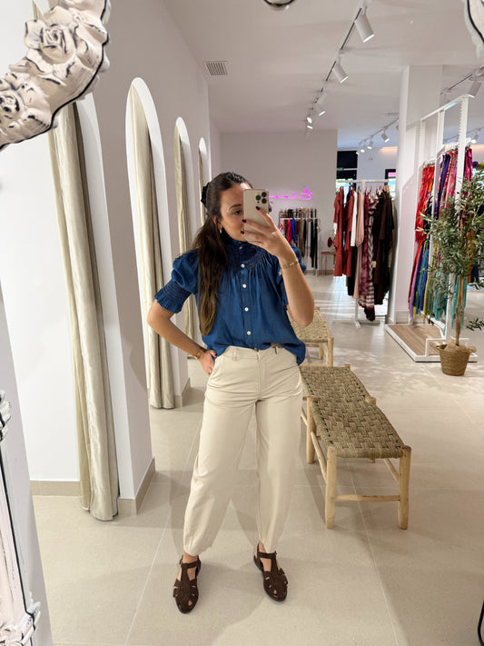 PANTALÓN TRAJE BEIGE