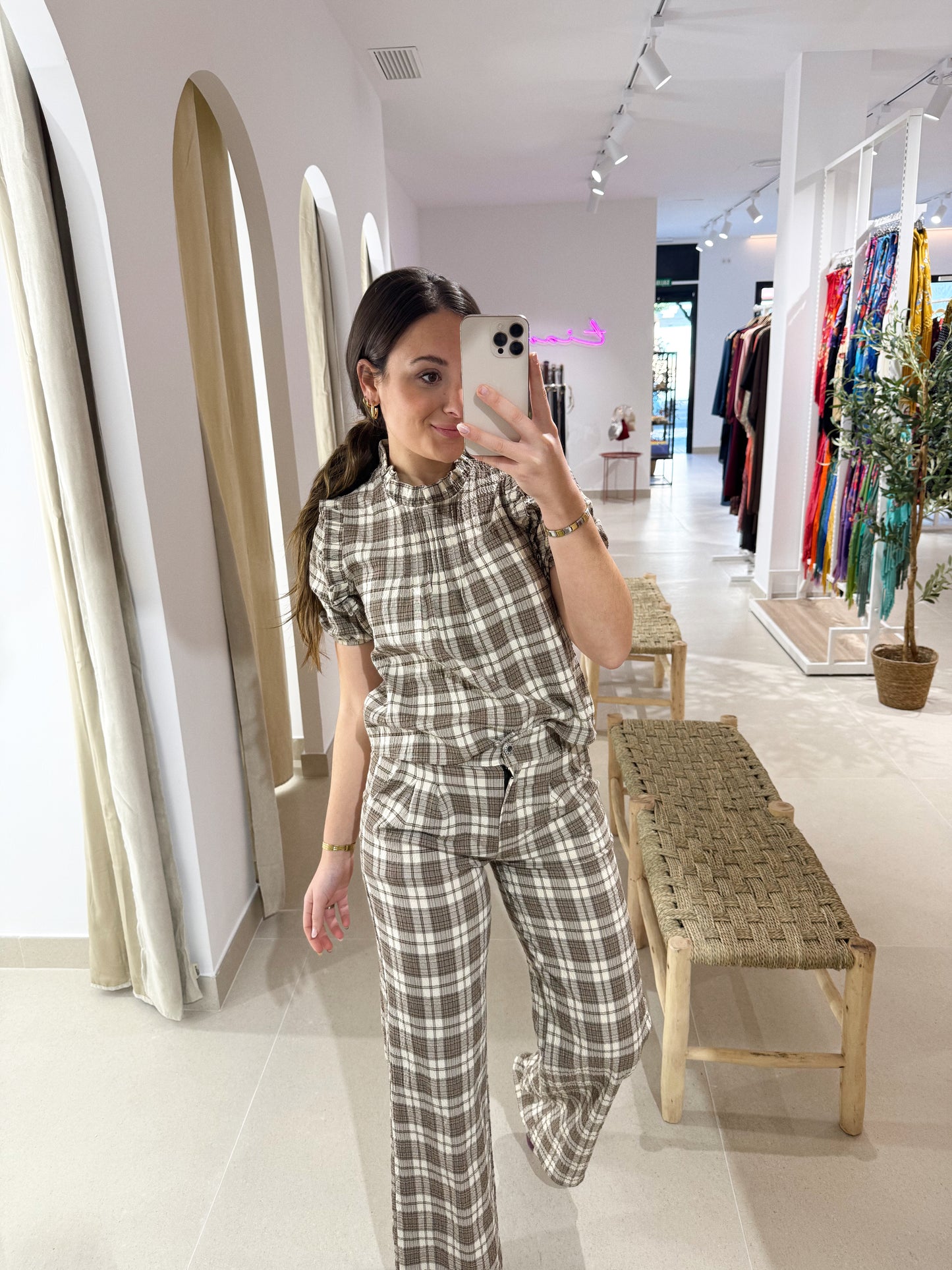 PANTALÓN CUADROS ARENAL