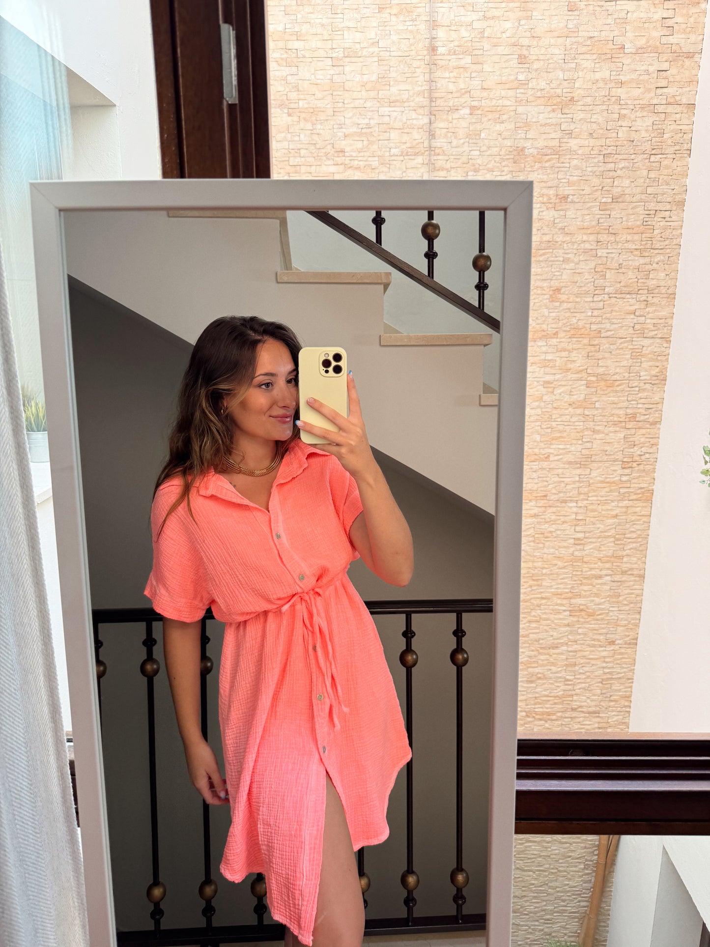 VESTIDO CUBA CORAL