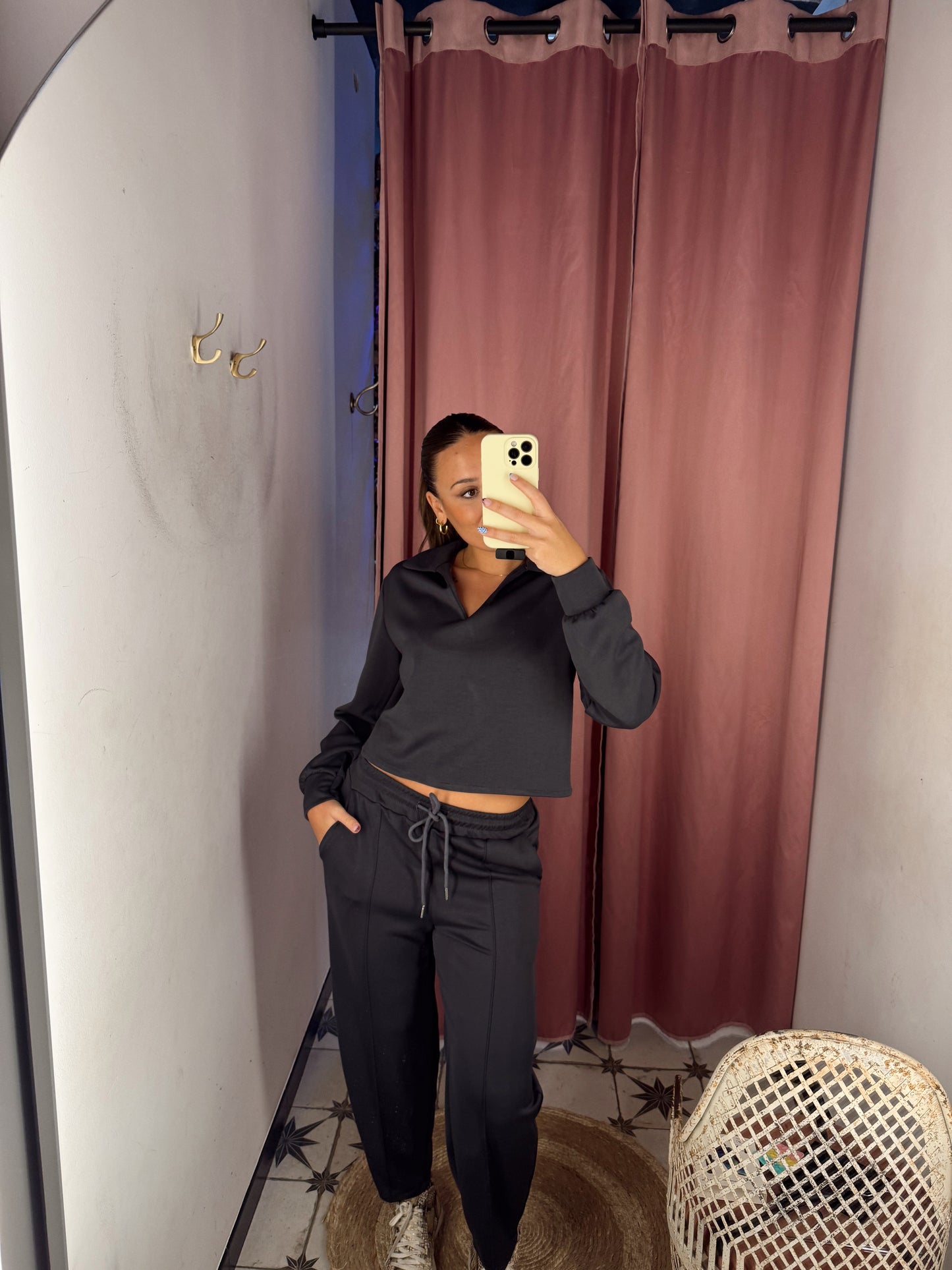 CONJUNTO CASUAL SPORT GRIS