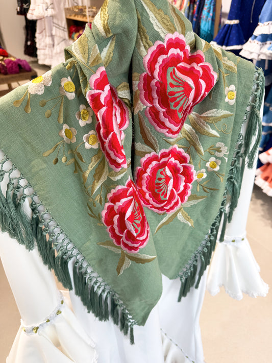 MANTONCILLO MARINA LINO VERDE SECO