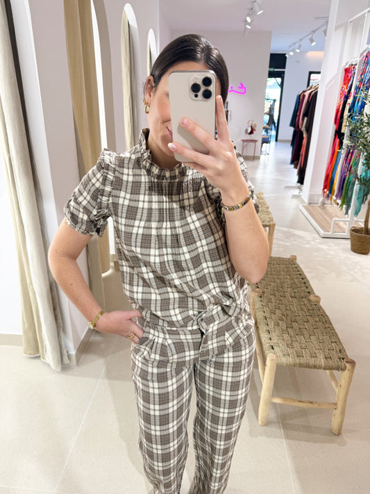 BLUSA CUADROS ARENAL