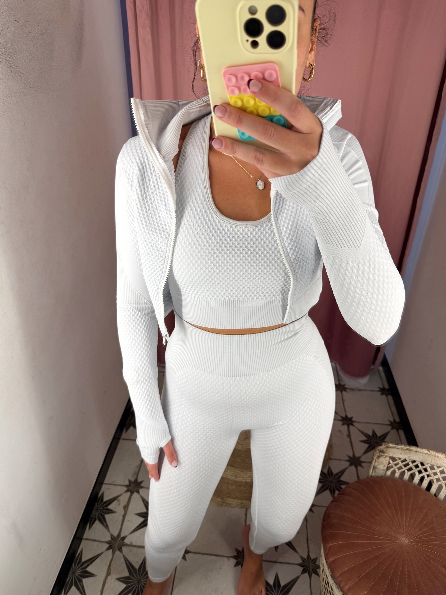 CONJUNTO 3 PIEZAS GRIS