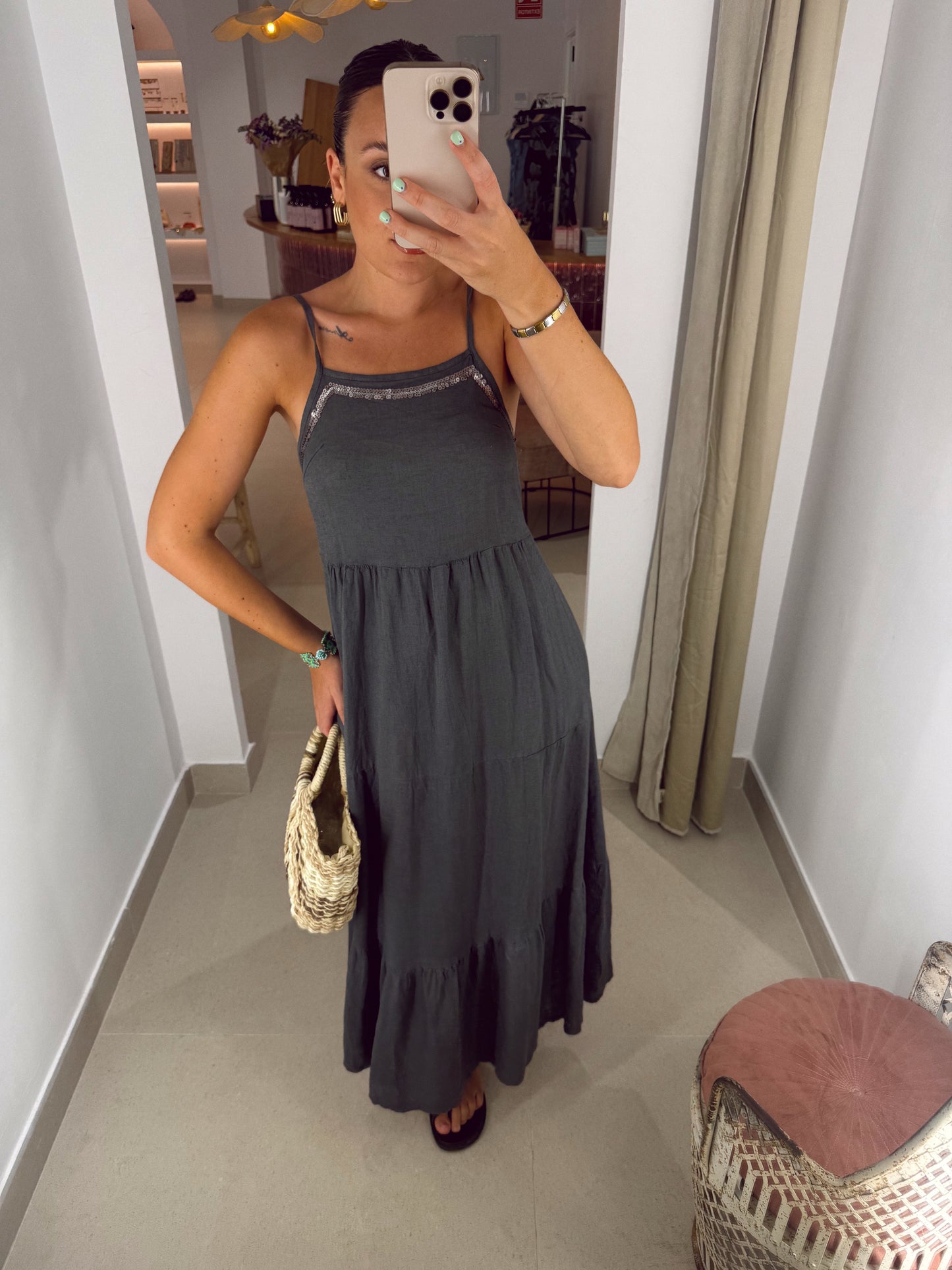 VESTIDO FARO GRIS