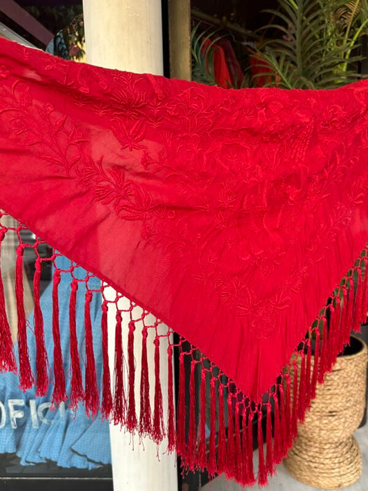 MANTONCILLO ELEFANTE ROJO LISO