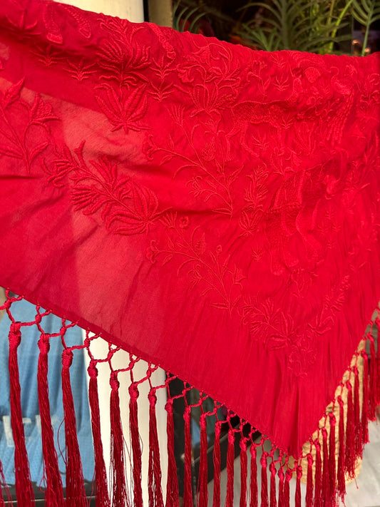 MANTONCILLO ELEFANTE ROJO LISO