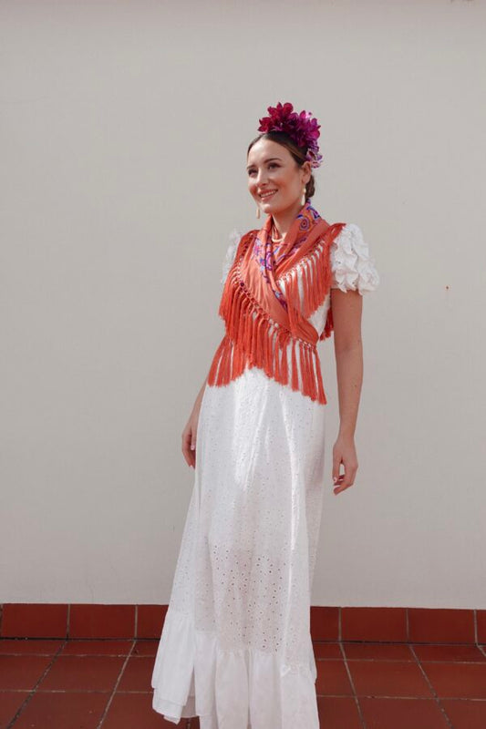 BATA ROCIO PERFORADA BLANCA