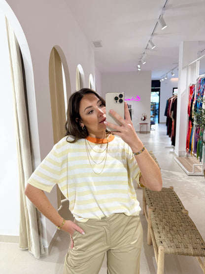 CAMISETA RAYAS PUNTO