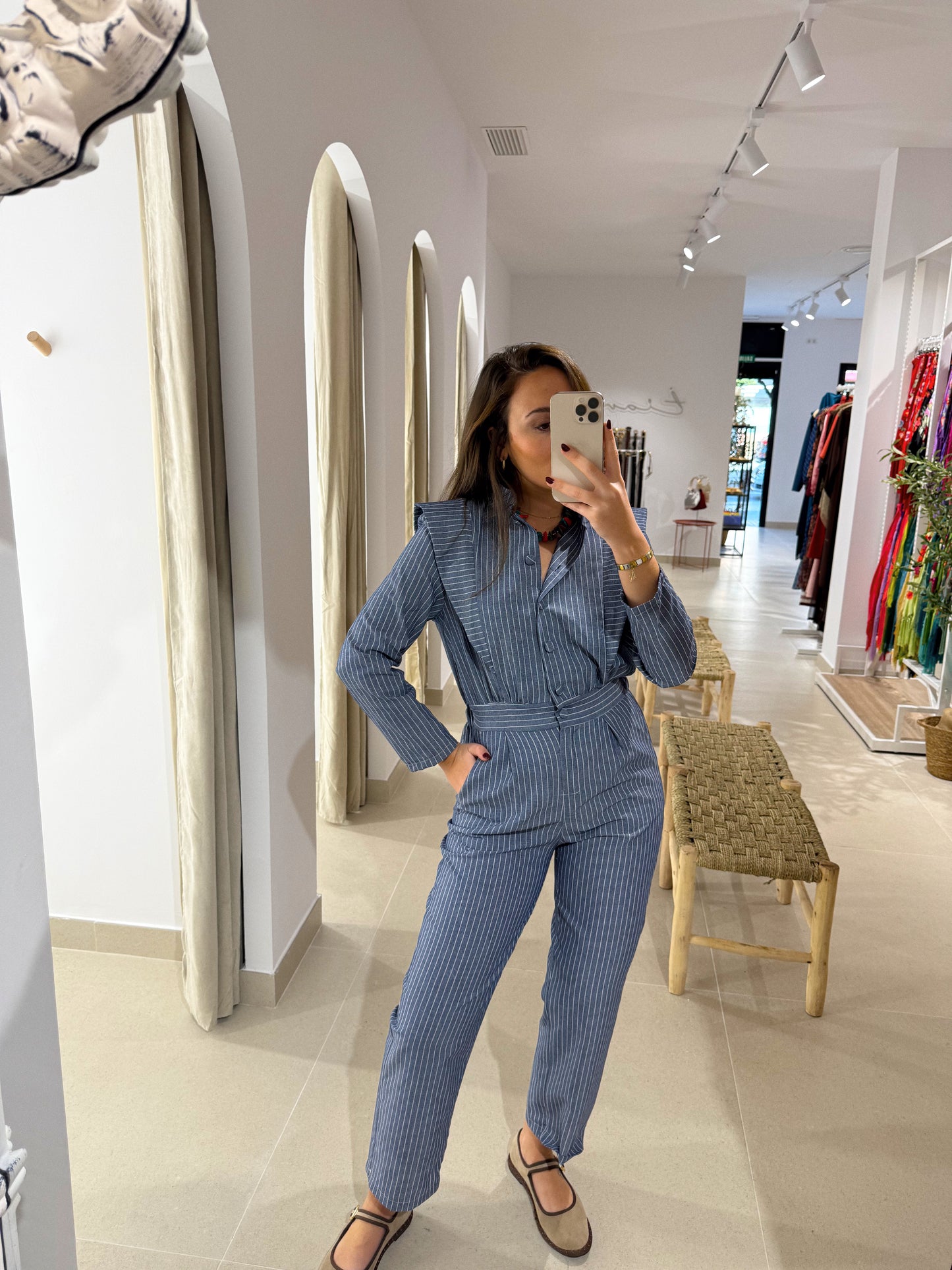 MONO RAYAS DENIM