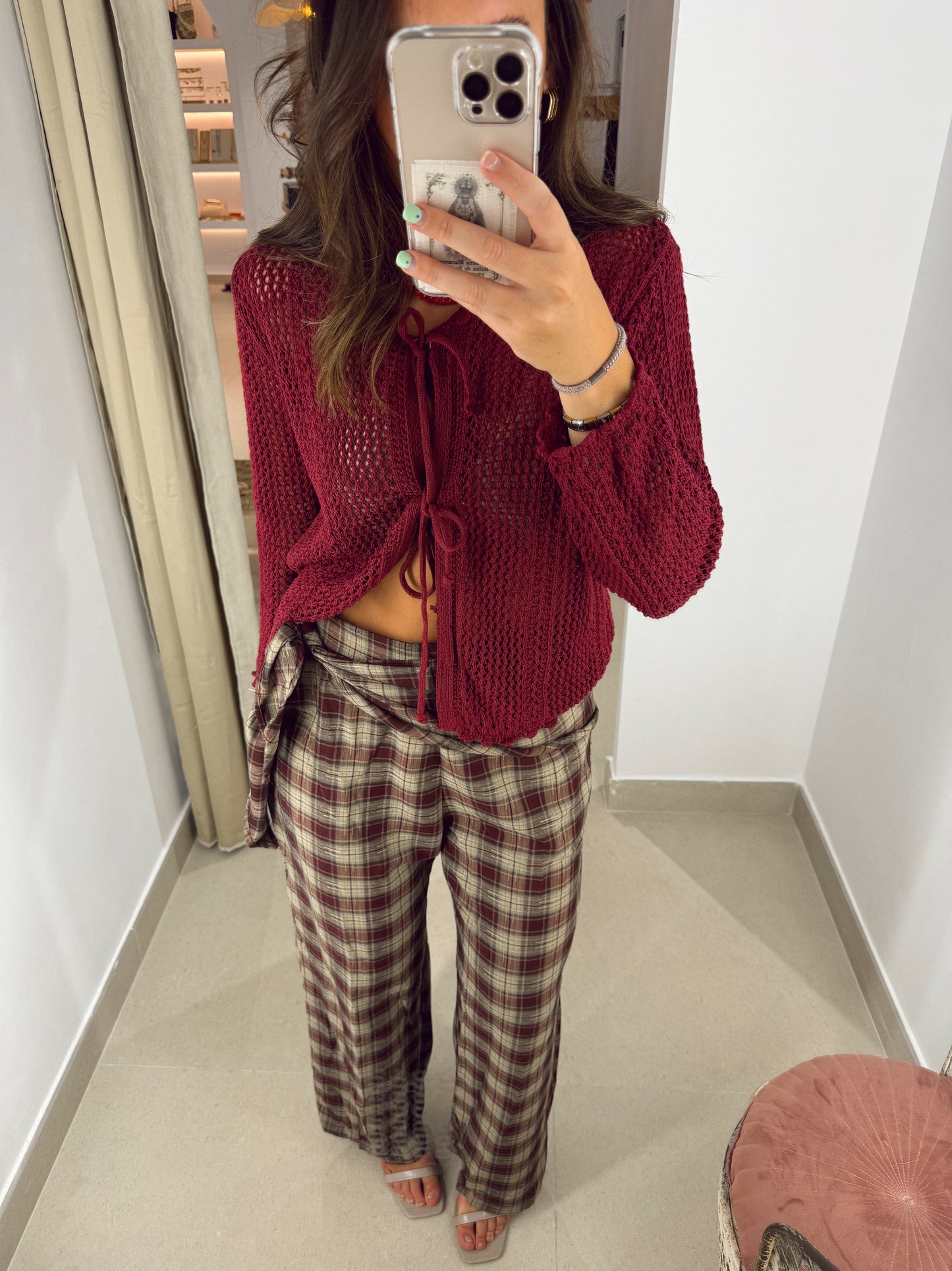 PANTALÓN PAÑUELO CUADROS