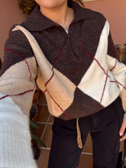 JERSEY POLERA ROMBOS