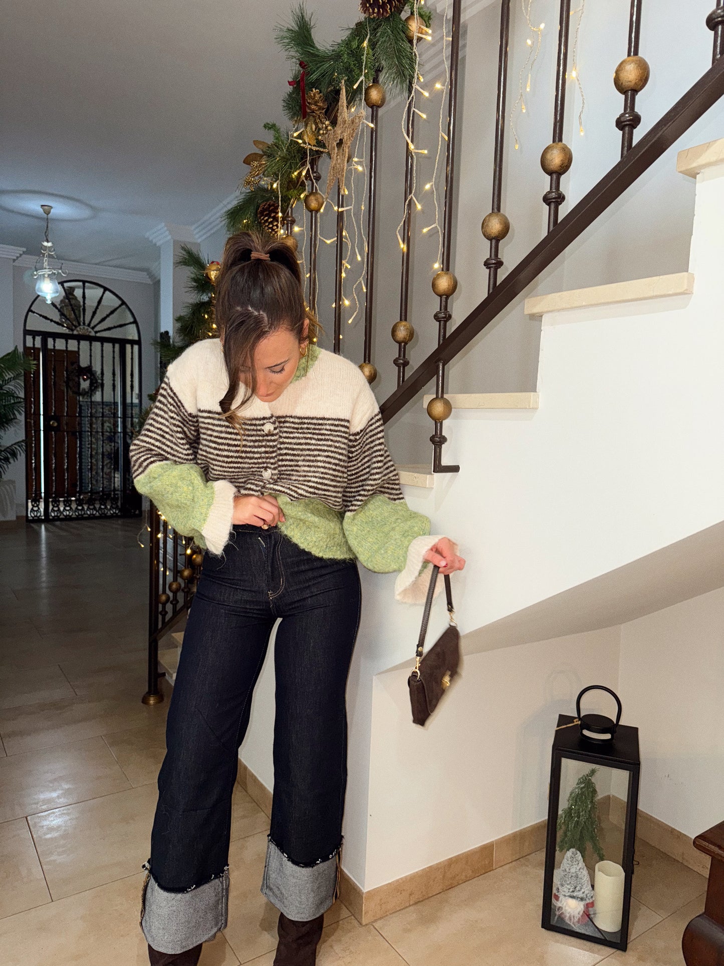 JEANS VUELTA DENIM OSCURO