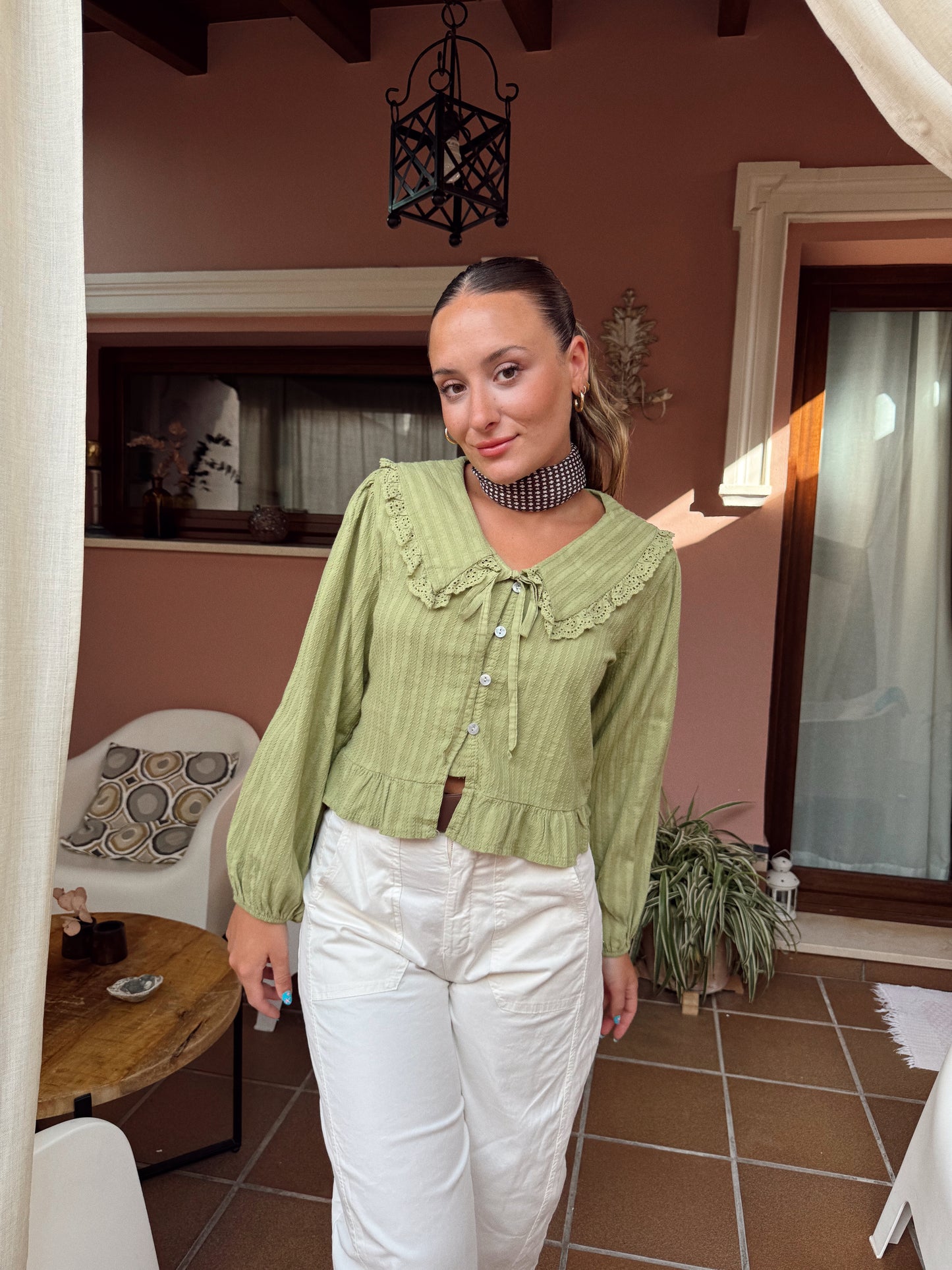 BLUSA BABY OLIVA