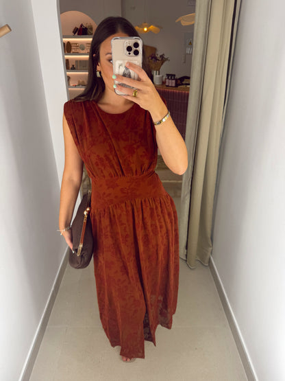 VESTIDO SEVILLA TEJA