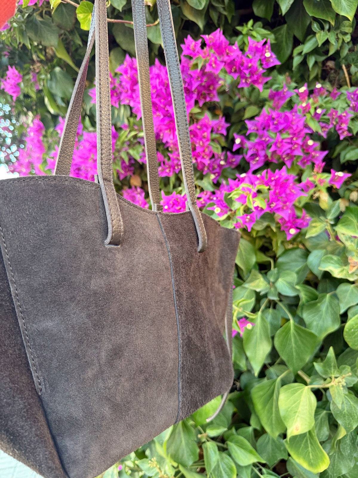 BOLSO SHOPPER ANTE MARRÓN
