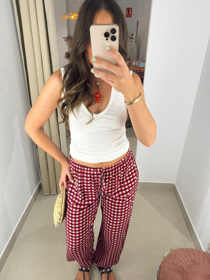 PANTALÓN BOMBACHO VICHY
