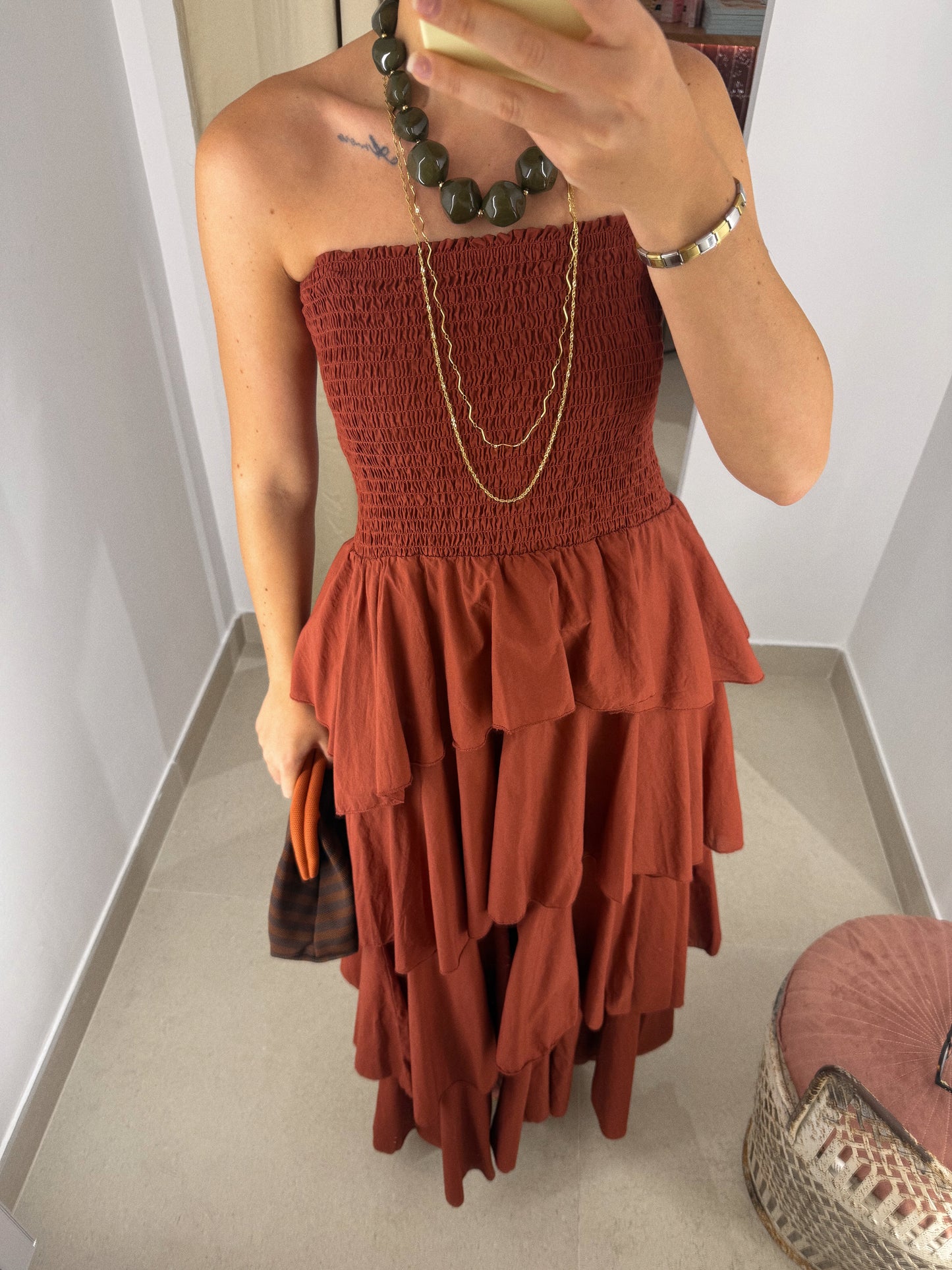 VESTIDO MAREA TEJA