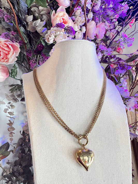 COLLAR DOBLE CADENA CUORE