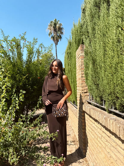 VESTIDO SOFI MARRÓN