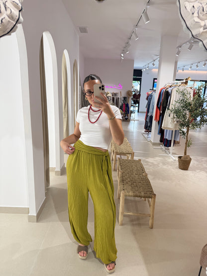 PANTALÓN IBIZA OLIVA