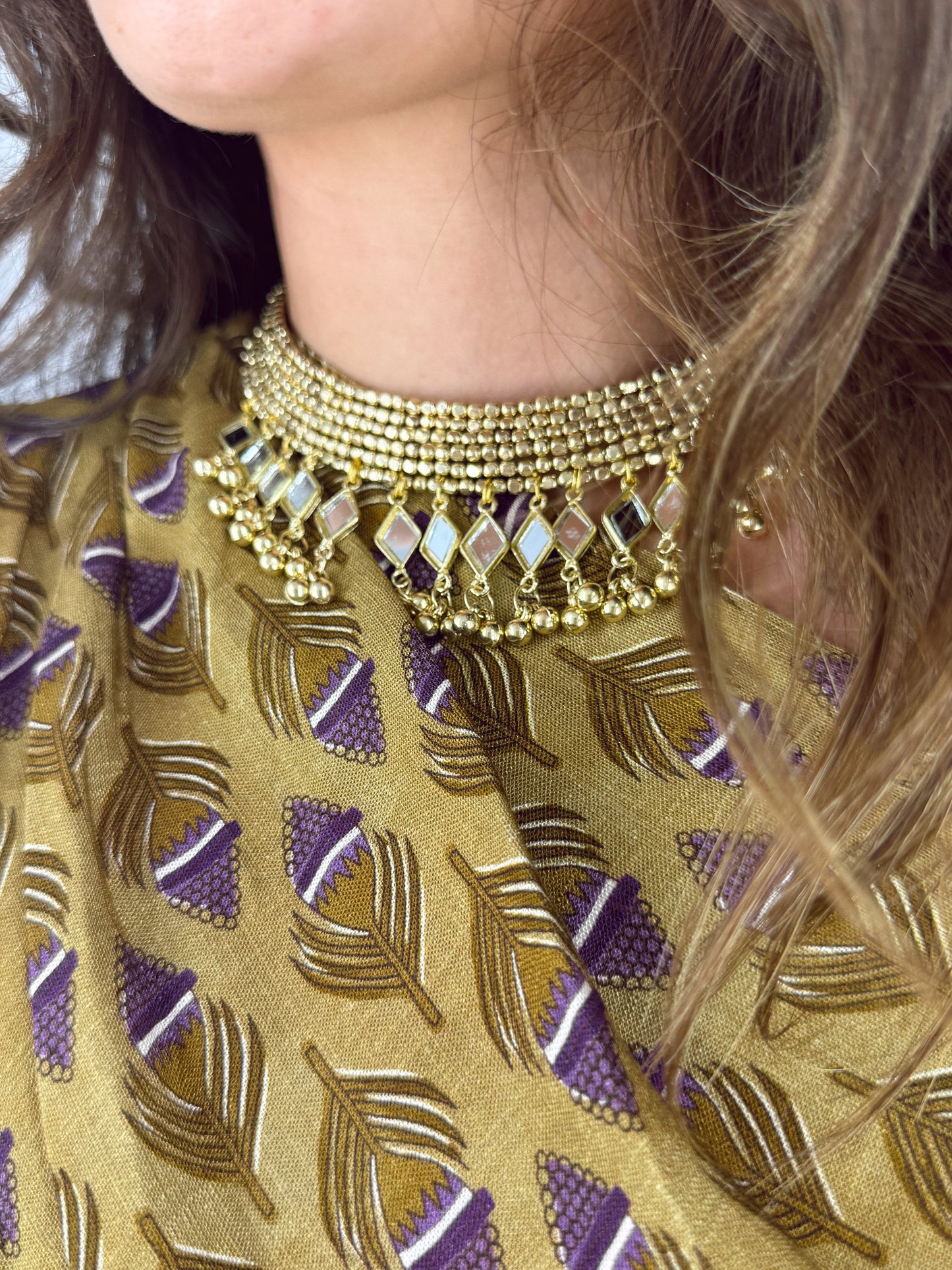 CHOCKER ESPEJOS BOLITAS