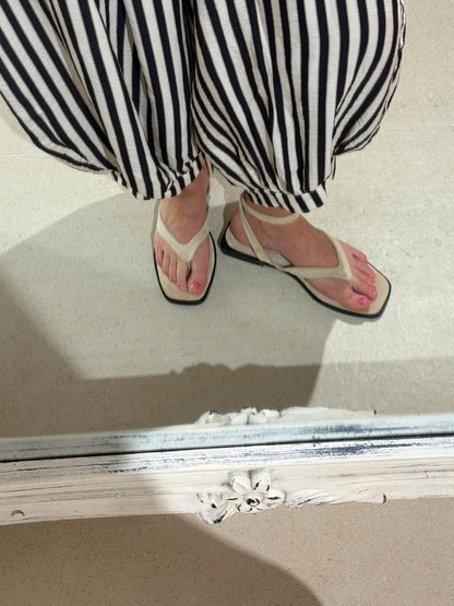 SANDALIAS BEIGE