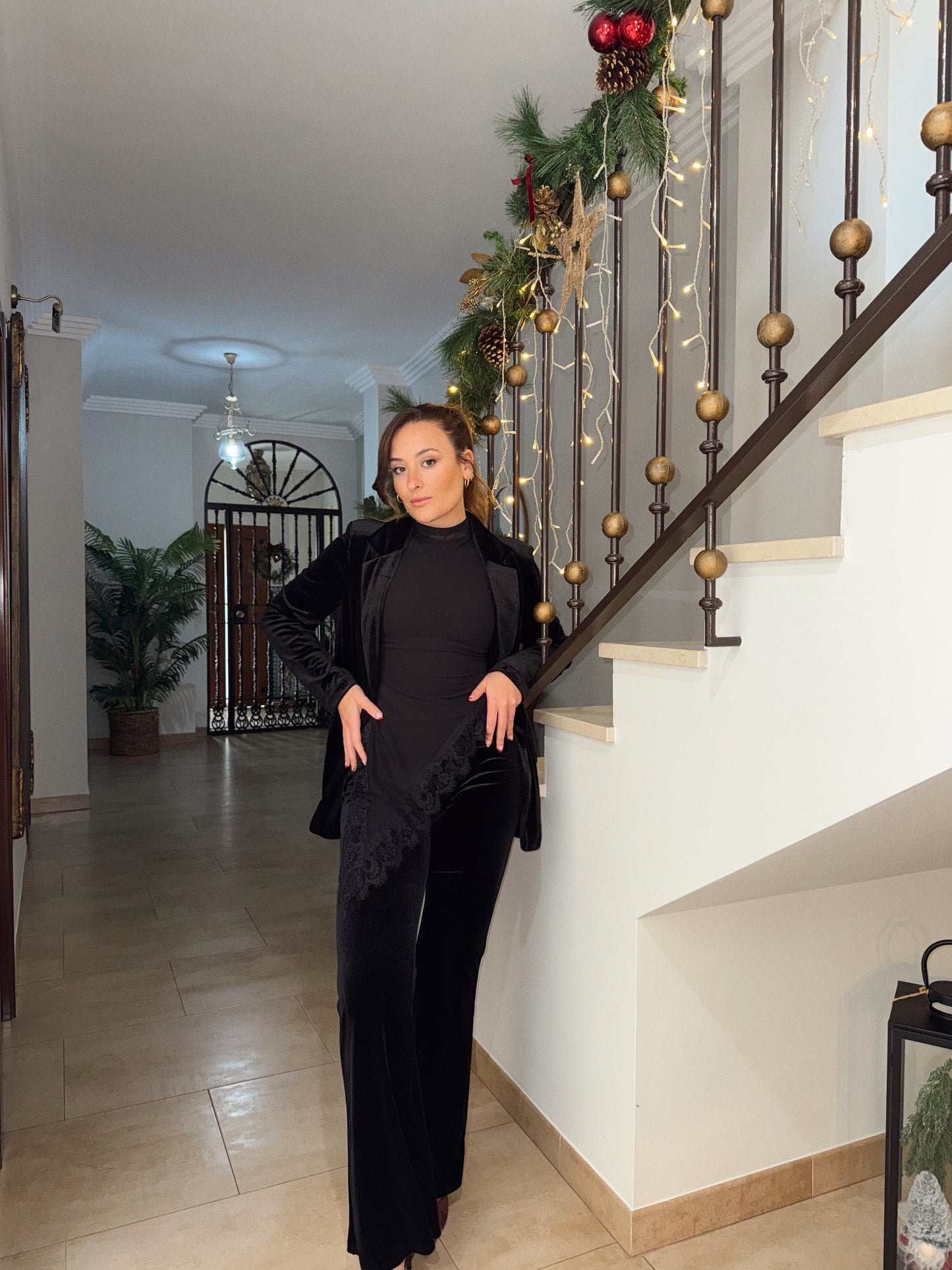 PANTALÓN TERCIOPELO NEGRO