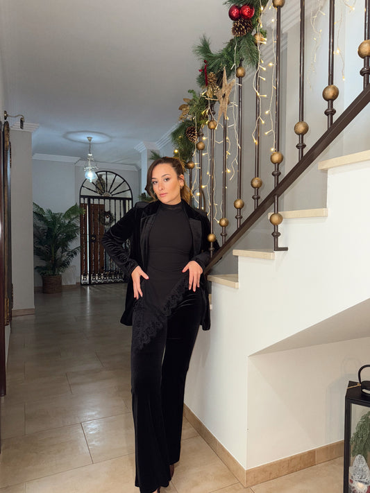 PANTALÓN TERCIOPELO NEGRO