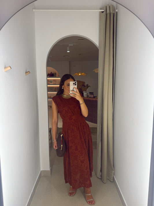 VESTIDO SEVILLA TEJA