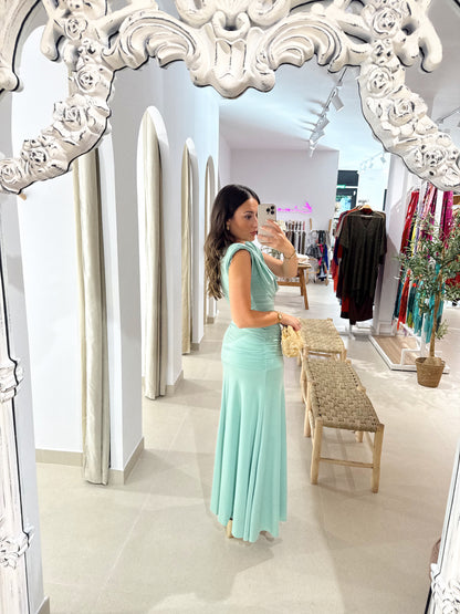 VESTIDO ERIS VERDE AGUA