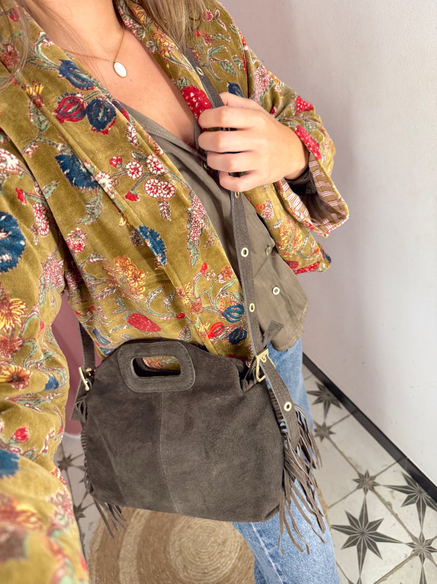 BOLSO TIBILI PIEL ANTE MARRÓN