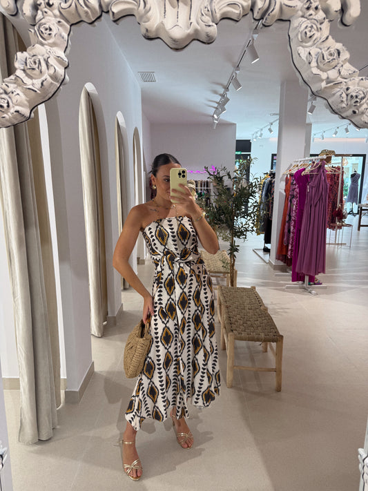 VESTIDO PASTORA ESTAMPADO