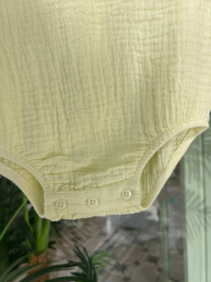 Pelele bambula amarillo