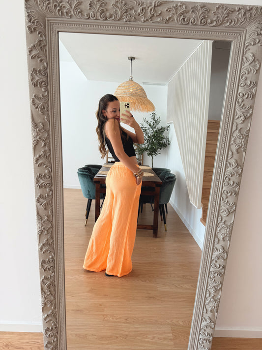 PANTALÓN BAMBULA FLÚOR NARANJA