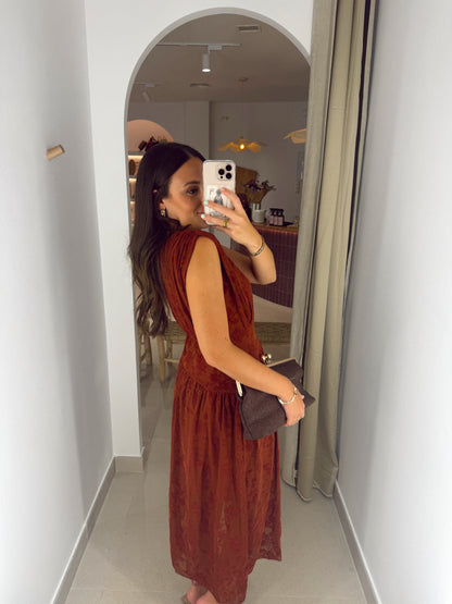 VESTIDO SEVILLA TEJA