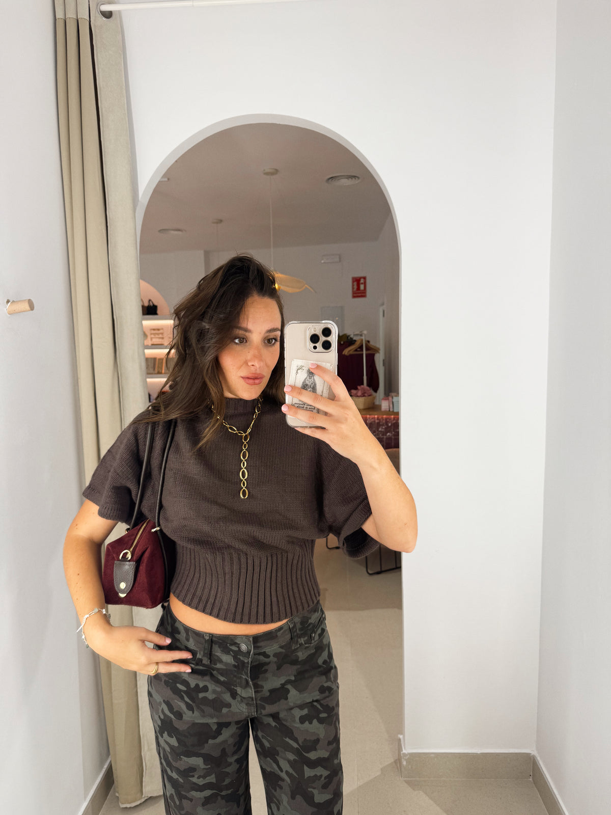 CHALECO ZOE MARRÓN