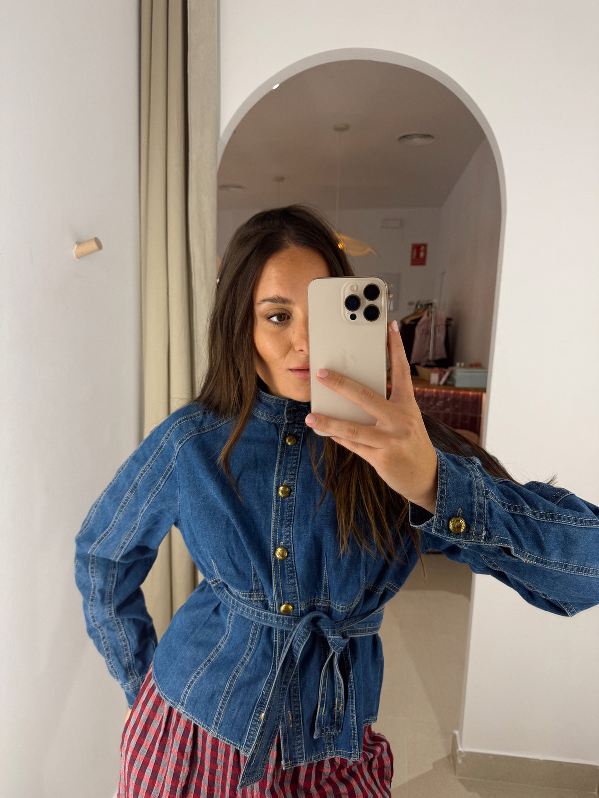 CAMISA CHAQUETA DENIM LAZO
