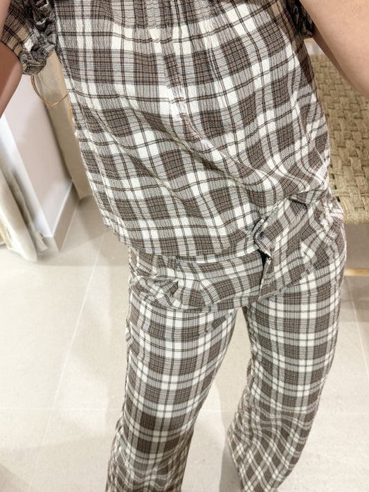 PANTALÓN CUADROS ARENAL