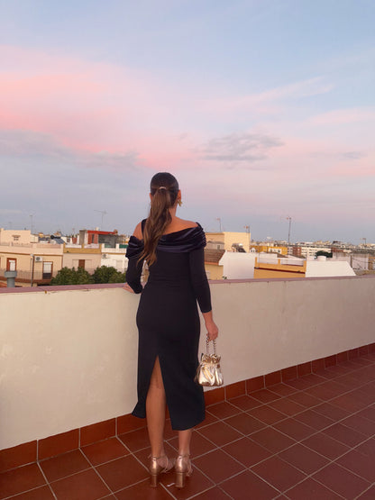 VESTIDO CALPE AZUL MARINO