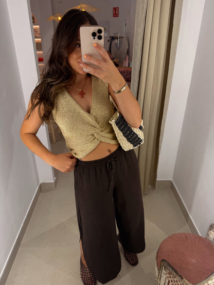 TOP NUDO ORO