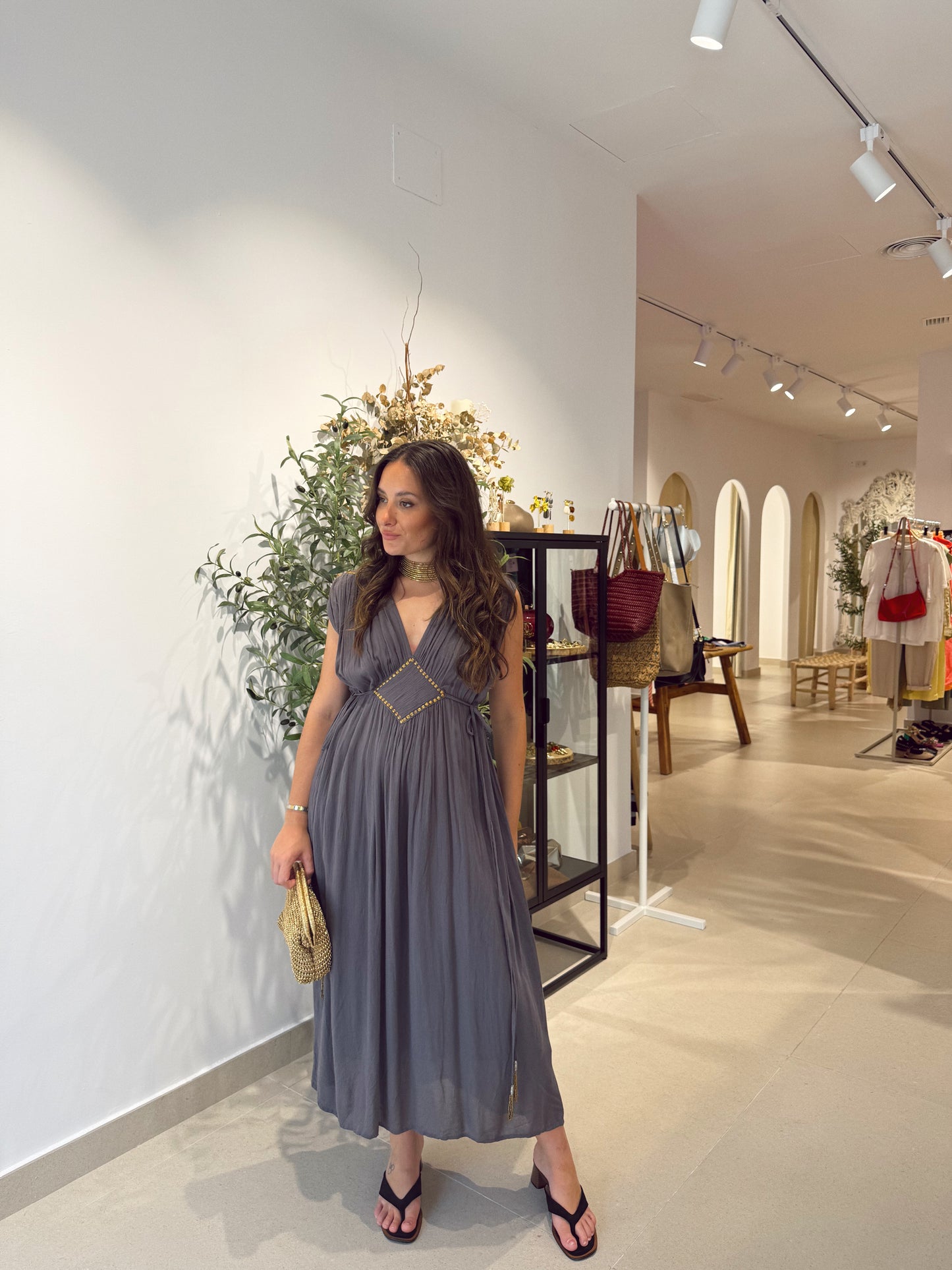 VESTIDO BAHIA GRIS